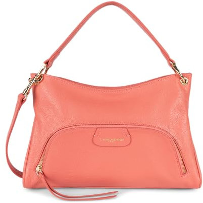 LANCASTER | Dune - Sac à Main Cuir de Vachette Grainé Rose blush