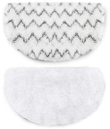 2 Pack Steam Mop Replacement Pads for Bissell Powerfresh Steam Mop 1940 1440 1544 1806 2075 Series, Model 19402 19404 19408 19409 1940a 1940f 1940q 1940t 1940w B0006 B0017, Reusable Cleaning Pad 1+1
