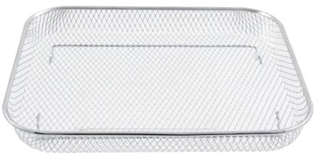 Stainless Steel Grill Basket Non-stick Mesh Basket Air Fryer Tray Wire Rack Oven Roasting Basket Wire Rack Roasting Air Fryer Accessories Kit