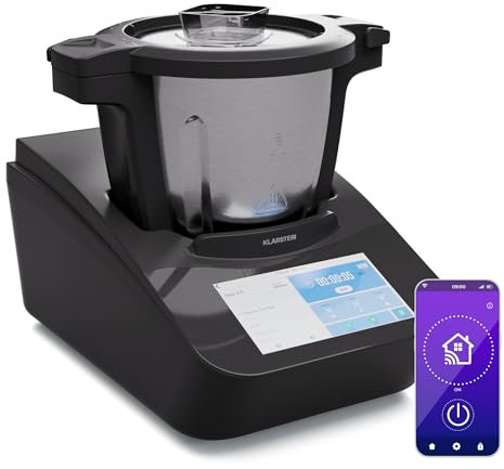 Klarstein Macchina Tritacarne Elettrico Professionale 4 in 1, Macina Carne e Grattugia Elettrica Professionale per Frullatore da 1700W, Macina Carne Elettrico per Salsiccia, Verdura, Salsa 4.7 Litri