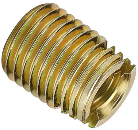 Tbest Einschraubmutter M12,Gewininsatz M12,Indusebef,20-Teiliges Zubehör Für Selbstschneidende Gewininsätze A302-Kohlenstoffstahl,Befestigsl (#9)