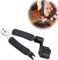 coupe-cordes extracteur de pins de cordes de guitare manivelle de cordes 3 en 1 réparation manivelle multi-outil fonctionnelle pour guitare guitare électrique ukulélé mandoline acier inoxydable(noir)