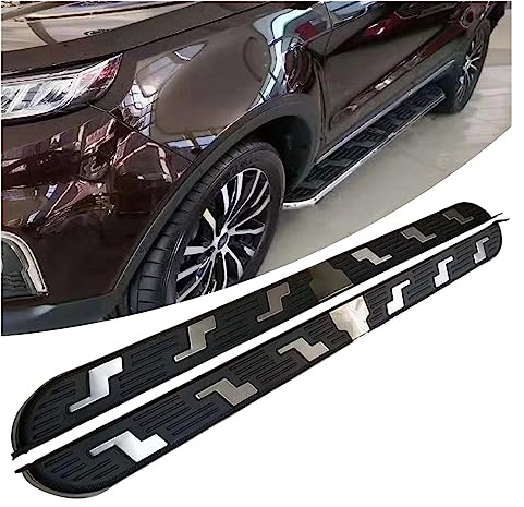 Lot de 2 marchepieds latéraux for pédales Nerf Bar compatibles avec Renault Koleos 2016-2023
