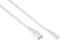 Kabelmeister Euro-Verlängerung Stecker C8 an Buchse C7 / Euro 8, weiß, 3m