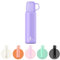 Thermal Flask with Cup 648ml/22oz Flask for Hot Drink, Vacuum Insulated Flask, Thermal Cold Water Bottle Thermo Coffee Flasks(Purple,Single)