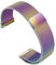 ZLZKJS Edelstahl Mesh Uhrenarmband, 14mm 16mm 18mm 20mm 22mm 24mm Magnetverschluss Smartwatch Schnellverschluss Metall Ersatz Armband für Damen Herren Watch Uhren Ersatzband (Farbig, 20mm)