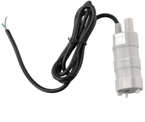 DC 12V Submersible Water Pump Brush Water Pump Camper Motorhome High Flow Whale Pump 1000L/H 5M For Bathing, Water the Plants, Water- Drilling- Slot-
