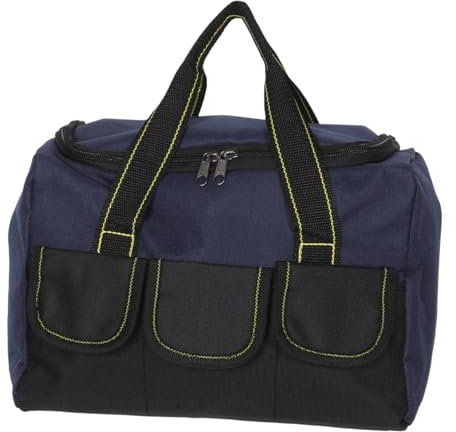 Artibetter Schwere Reißfeste Werkzeugtasche Mit Großem Mund Geräumiger Oxford-tasche Für Elektriker Vielseitiger Organizer Für Elektrowerkzeuge Und Bauarbeiten Langlebige Arbeitstasche Blau