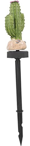 Toyvian Lampes Solaires Décoratives D'extérieur Sur Piquet De Cactus Pour Jardin Et Pelouse, Plastique Et Résine, Lampe Solaire Jardin Extérieure, Éclairage Automatique Nocturne