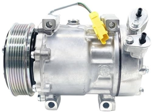 OLCYBDFC Compresor de aire acondicionado for coche compatible con Citroën Xsara Picasso (N68) 1.6 HDi 16v / Compatible con Peugeot 406 2004-2011 SD7V16 7V16 9645440480 9800851980 9800851980 Compresor