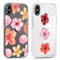 Saqmkil 2 Stück Hülle für iPhone X/XS 5,8'', Aesthetic Hibiskus Blumen Muster Design Mädchen Frauen Handyhülle, Transparent Weich Silikon Süßes Blume Motiv Stoßfest Case Schutzhülle für iPhone XS