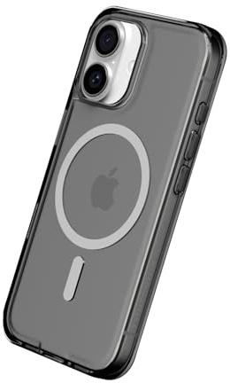 RhinoShield MagSafe-kompatible Hülle für [iPhone 17] | Clear Case - Anti-Vergilbung, Hohe Transparenz, Überragende Magnetkraft, Übertrifft Militär-Fallteststandard - Aschgrau