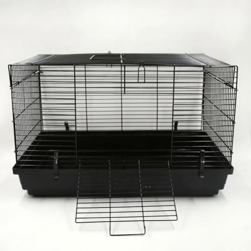 Syrian Hamster Cage Habitat and Home, Simple Style Irregular Shape Indoor Hamster Cage, Wire Mesh and Base Tray for Winter and Summer Use, color to 1, color to 1