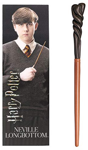 The Noble Collection Neville Longbottom Baguette en PVC avec marqueur prismatique