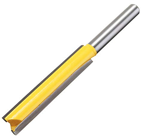MASUNN 1/4 Inch Shank Extra Long Straight Router Bit Trimming Blade