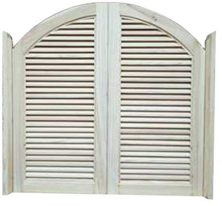 LIANGLIANG Schwingtüren Cafe Türe Balkon Garten Eingang Halbe Taille Massivholz Fensterläden Innen Suspension Automatisch Schließen, Größe Anpassbar (Color : A, Size : 75x80cm)
