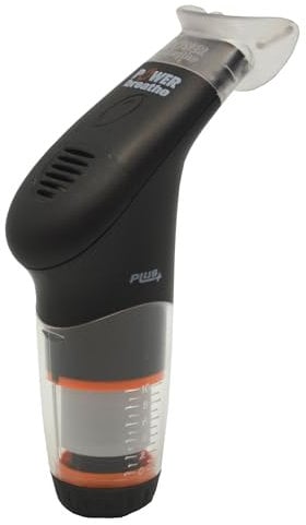 Powerbreathe Atemtrainer Plus | Widerstand in 10 Stufen, antibakterielles Mundstück | Druckschwellen-Trainingstechnik | PVC, Polycarbonat, ABS, Silikon, Nitrilkautschuk