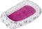 Medi Partners Babynest Nestchen für Neugeborene - 100x60x15 Babynestchen Baby zweiseitg Nest Bett 100% Baumwolle Minky Kuschelnest tragbar (Teddybär mit dunkelrosa Minky)