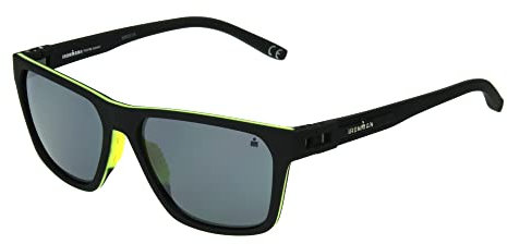 IRONMAN Herren 2003 Sonnenbrille, schwarz/gelb