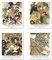 Kunstdruck Ungerahmt Japanese Ukiyo-e Bilder Set von 4, Poster Größe: 20x25 cm Premium Kunstpapier Wanddeko Hochwertigem Bandit und Soldat Passenden Jugendzimmer Deko Utagawa Kuniyoshi Prints