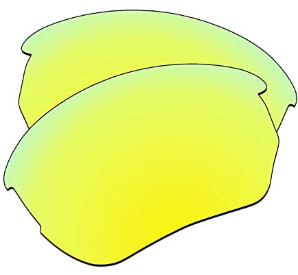 EZReplace Gläser Ersatz für Oakley Flak Beta OO9363 Sonnenbrille (polarisierte Gläser), goldgelb, Einheitsgröße