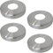 4 x Edelstahl Rosette Ø 105 mm für Bodenanker mit Ø 100 mm Abdeckung für Rohrhalter von SO-TOOLS®