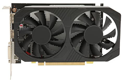 Elprico RX 560 Gaming Grafikkarte,GPU 128bit 4GB GDDR5 60Hz Ausgang 4K Grafikkarte,Dual Cooling Fans Computerzubehör für Gaming PC