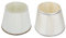 Alvinlite Kronleuchter-Schirme Kandelaber-Schirme Beige Lampenschirme 2er-Set, Moderne UNO-Fitter-Glocke-Lampenschirme für Hängelampe Tischlampe Stehlampe Ersatz