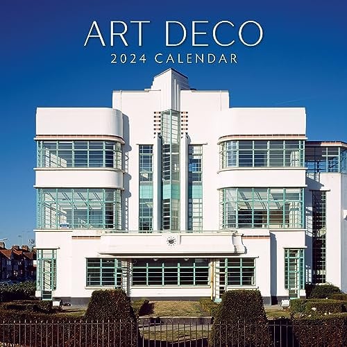 Art Deco Wandkalender 2024, quadratisch Red Robin Publishing