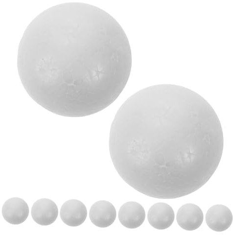 10 Stück Dekorationen Aus Schaumstoff Zum Selbermachen Kunsthandwerk Halbe Kugeln Weihnachten Styroporkugeln Goblincore-Raumdekoration Herz Ornamente Für Den