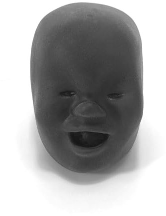 1 Stück Anti Stress Spielzeug Lustige Neuheit-Geschenk der Gadgets Silikon Vent menschliches Gesichts-Kugel Anti-Stress-Scented Caomaru Geek Gadget Vent Spielzeug (WO)
