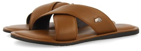 GIOSEPPO Sandalias Color Cuero DE Piel con Pala Cruzada para Hombre OROSH