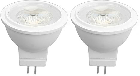 Hyuduo 2Pcs GU4 LED Light Bulbs MR11 Dimmable Light Bulb High Brightness 3W 110V Faster Heat Dissipation GU4 Spotlight Bulbs Energy Saving for Lalandscape Lighting Bedroom Kitchen