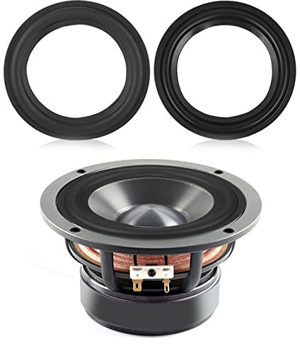 Schwarze Lautsprecher-Gummikanten für /Swans – Langlebige Ersatzteile mit Effektivem Klang und Passenden Größen (4 Zoll)