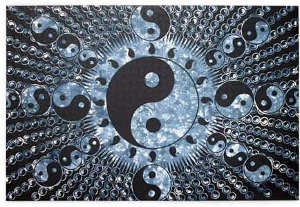 Ying Yang Diagramm Druck 1000 Teile Puzzle Premium Holzpuzzle Geschenke Für Erwachsene Familie Hochzeit Abschluss Geschenk Vertikale Version