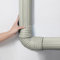 Pipe Protector Tape Wide 80MM, Self Adhesive Ducting Water Tube Wrapping Tapes/ Hvac Line Set Air Conditioning Cord Winding Covering For Hidding TV Wires Bathroom Kitchen Gas Cables, 2M Long ( Color :