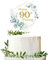 BETESSIN Torten Deko 90 Geburtstag Happy 90th Birthday Eukalyptus Alles Gute zum Geburtstag 90 Jahre Gold Tortendeko Cake Topper Kuchen Topper Kuchendeko 90 Geburstagstorte Deko Männer Frauen