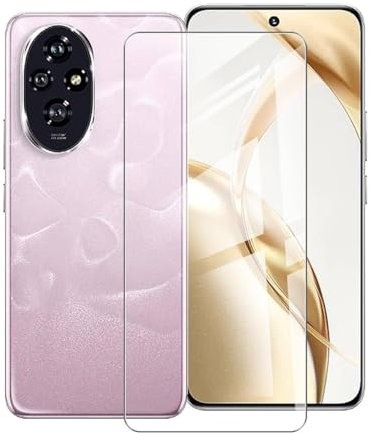 Wigento Für Honor 200 4D Premium 0,3 mm H9 Curved Hart Glas Panzer Schwarz Folie Schutz Hülle Neu