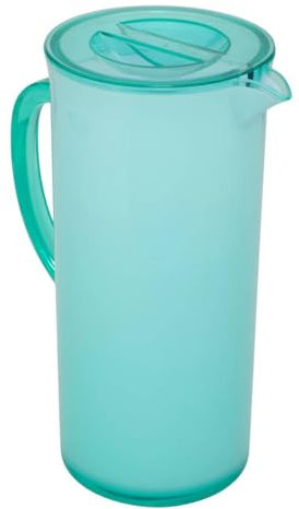5five - caraffa quadrata con coperchio verde 2l