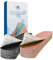 axion Precut Kinesiologie Tape 50er Set Schwarz und Beige | Wasserfeste • hautfreundliche • elastische • selbstklebende Bandage | Physio-Tape optimal für Sport & Alltag