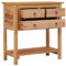 HETFTJN Schränkchen Sideboard Wohnzimmer Küchenschrank Anrichte Sideboard - Sideboard 78x35x80 cm Massivholz Teak für Flur Wohnzimmer Büro Schlafzimmer