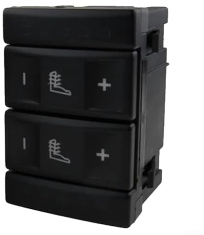 Besttoolifes Sitz-Heizknopf-Kontrollschalter 6M2T19K314AC für Ford S-MAX 2006–2015, für Galaxy MK 3, Mondeo MK 4, Innenraum-Komfortverbesserung, ABS-Material, schwarz