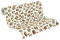 livingwalls Anna D'Andrea papier peint intissé papier peint animal 10,05 m x 0,53 m - blanc, noir, beige, orange - papier peint motif léopard - 782161