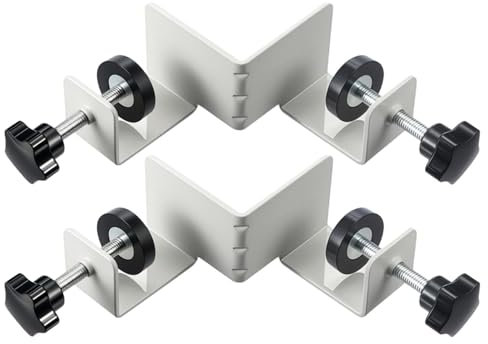 Morsetti angolari per la lavorazione del legno, pinza ad angolo retto, 2 pezzi di metallo - Strumento di serraggio a T