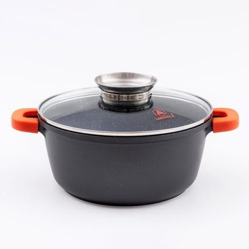 Faitout noir 24cm revêtement céramique - robucook