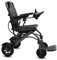 Sedia a rotelle elettrica pieghevole leggera in fibra di carbonio, pesa solo 13 kg, dimensioni da viaggio, approvata dalle compagnie aeree, doppio sistema frenante, sedia a rotelle motorizzata