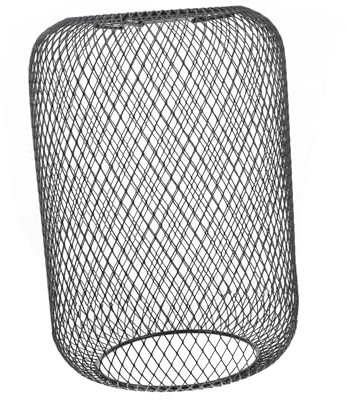 Homoyoyo Hohler Metall Lampenschirm Eisen Vintage Drahtkorb für Pendelleuchten Geeignet für Wohnzimmer Küche und Schlafzimmer Einfache Installation Warmes Licht für Einladende