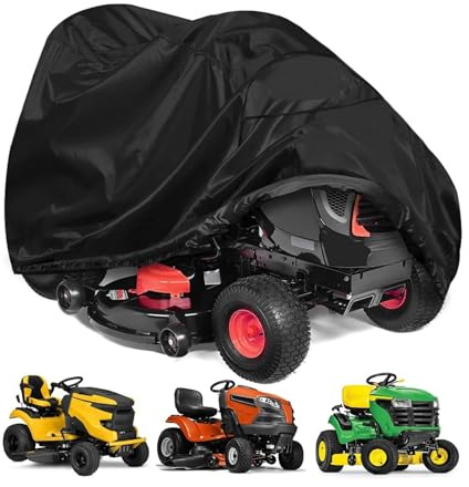 Rasenmäher Abdeckung Wasserdicht für AL-KO Premium T23-125 H (125 cm, 23 hp) 2020 – 2026, Schutzhaube Rasenmäher Robust AußEn, Wetterfeste Schutzhülle für Außenbereich Abdeckung für Außenlagerung