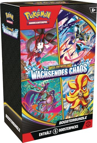 Pokémon Jeu de Cartes à Collectionner : Booster Bundle Mega Development – Chaos Croissant (6 boosters)