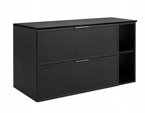 Rodan Moderne Möbel - Schrank Grautöne - Möbelstück - Bastelregal – Bastelplatte 80,6 x 58,6 x 46 cm
